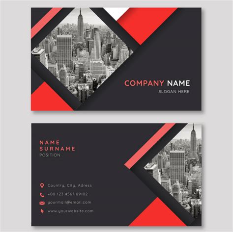 Free Business Card Templates With Clipart