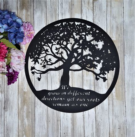 Metal Tree of Life Wall Art Outdoor Metal Tree art Outdoor