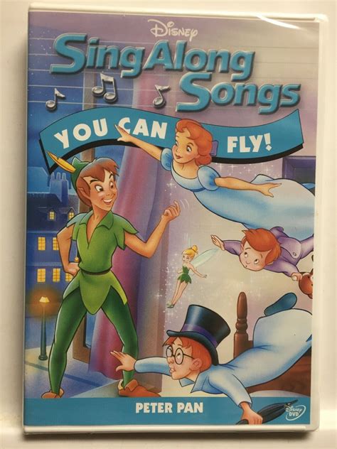 Disney's Sing-Along Songs: You Can Fly! - Peter Pan [1988] (DVD,2006 ...