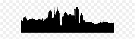 Philadelphia Cityscape Skyline Silhouette - Philadelphia Skyline Black ...