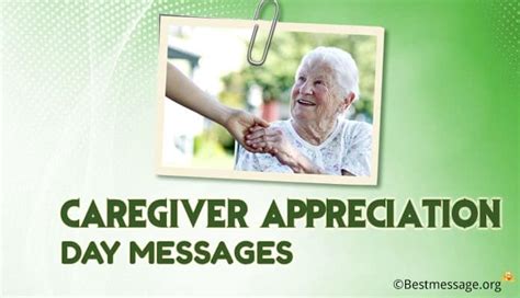 Caregiver Appreciation Day Messages and Appreciation Quotes