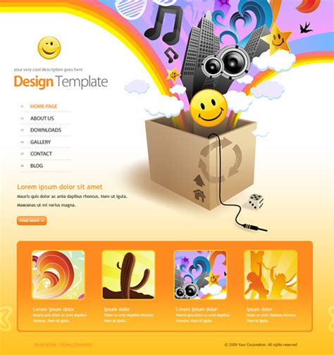 6145 - Vector & Cartoons - Website Templates - DreamTemplate