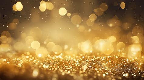 Bokeh Gold Dust Light Lights Effect Background Christmas Background Of Shining Dust, Sparkle ...