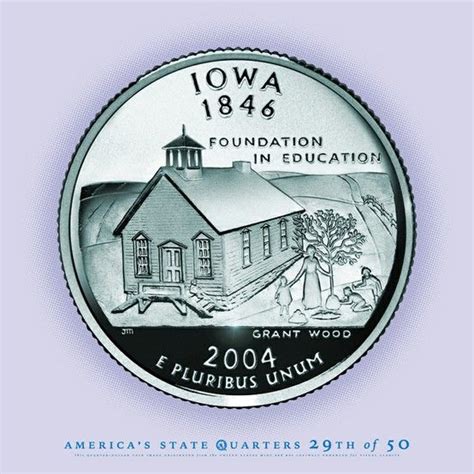 Iowa State Quarter, Foundation in Education, One-Room Schoolhouse ...