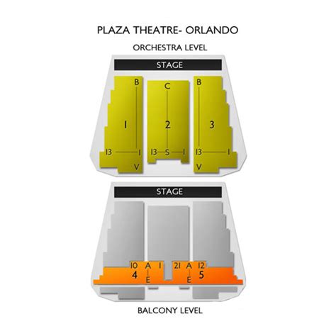 White Rock Theatre Seating Plan