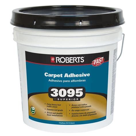 Roberts 4-gal. Superior Fast Grab Carpet Glue Adhesive-3095-4 - The Home Depot