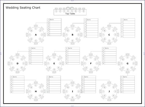 Guest List Table Seating Free Wedding Seating Chart Template Microsoft Word Templates-2 : Resume ...