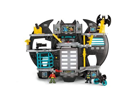 Imaginext X7677 Batman Batcave Playset with Batman and Robin Figures ...