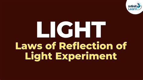 Physics - Laws of Reflection of Light(Experiment) - CBSE Class 8 - YouTube