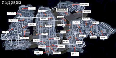 gta iv car locations ps3 console