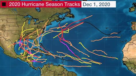 Record-breaking Atlantic hurricane season ends – 2020 saw 30 named ...