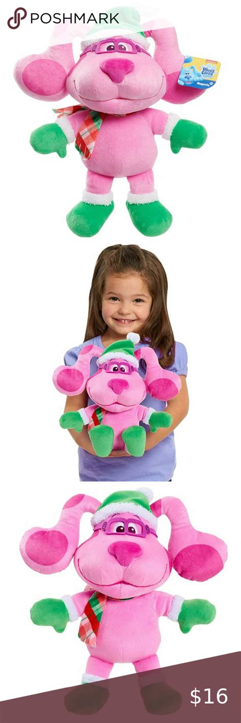 Blue's Clues & You! Holiday Magenta, 15-Inch Large Plush Stuffed Animal, Magenta