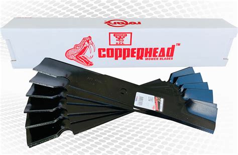 Rotary Mower Blades Now In Copperhead Six-Pack