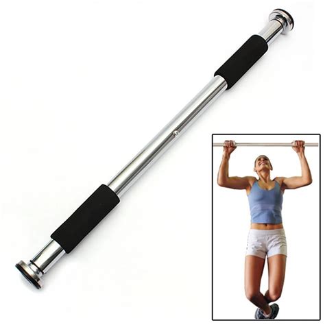 100kg Exercise Workout Door Home Gym Bar Adjustable Pull Up Bars Chin ...