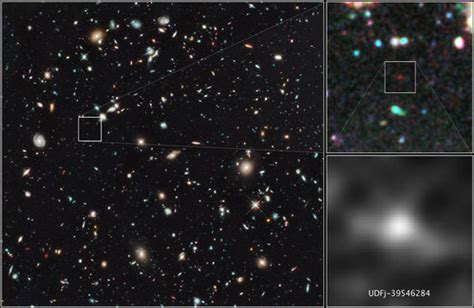 The oldest galaxy formed from 13.55 billion years ago