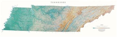 Tennessee Printable Map