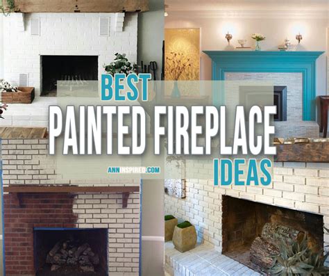 40 Best Painted Fireplace Ideas | Ann Inspired