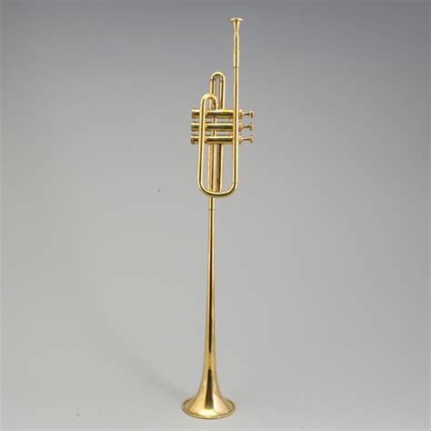 A Brass musical instrument trumpet. - Bukowskis