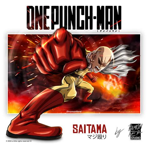 One Punch-Man - Saitama Serious Punch by RamonFer on DeviantArt