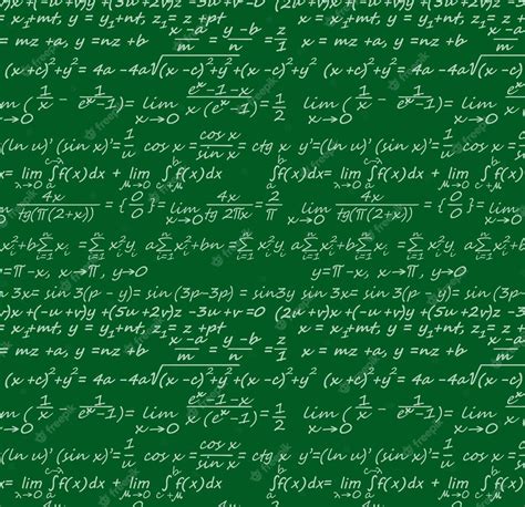 Premium Vector | Scientific formulas algebra equations theorems