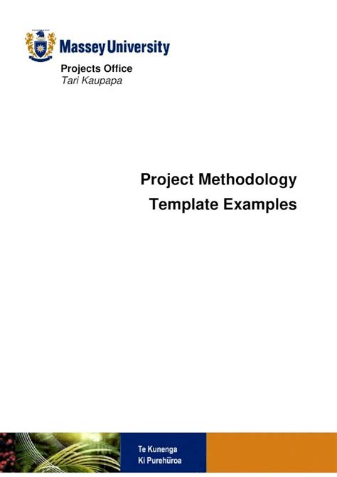 (PDF) Project Methodology Template Examples - DOKUMEN.TIPS