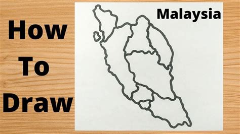 Malaysia Map Drawing - Easy Trick - YouTube