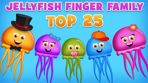 JellyFish Finger Family Collection | Top 25 Finger Family Collection ...