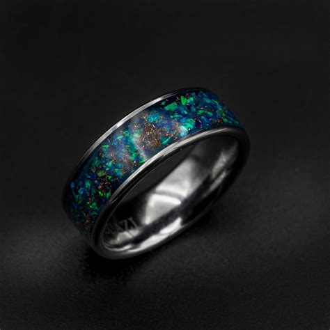 opal ring men, handmade rings, custom ring, unique rings for men, Mans ...