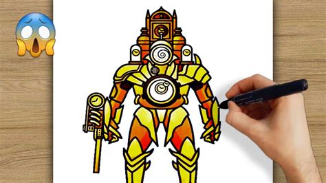 How to Draw Titan Clock Man - Skibidi Toilet Multiverse | Drawing Easy Step by Step - YouTube