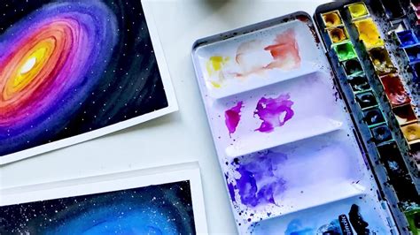 Watercolor Spiral Galaxy | Debjani Ghosh | Skillshare