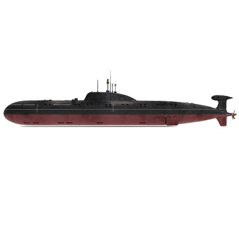 Akula Class Submarine 3D Model $149 - .3ds .c4d .obj .ma .max - Free3D