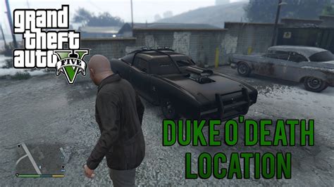 GTA V Next Gen - Duke O'Death Location [PS4] - YouTube