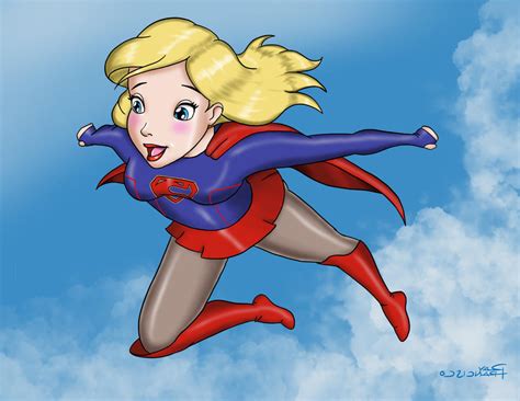 Supergirl Flying by Anime-Ray on DeviantArt