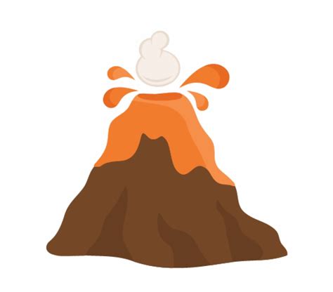 Volcano Clip Art Volcano Clipart No Background - Clip Art Library