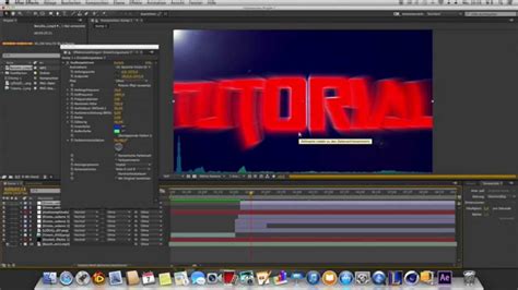 Cinema 4D + After effects Intro Tutorial German Part #2 - YouTube