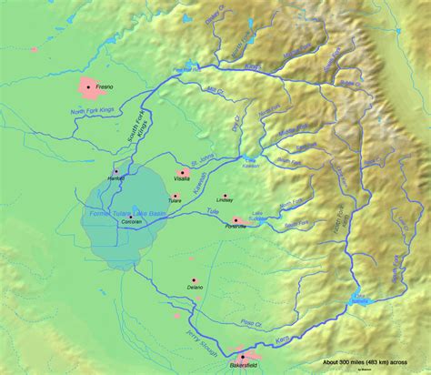 Maps - Floods and Droughts in the Tulare Lake Basin