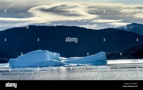 Icebergs floating in the Labrador Sea, Nuuk Fjord, Sermersooq, Greenland Stock Photo - Alamy