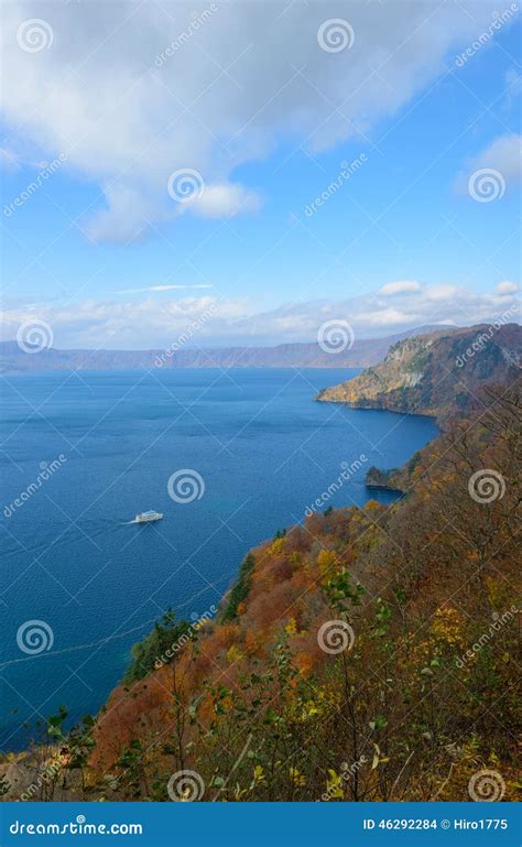 Lake Towada in Autumn, in Aomori and Akita, Japan Stock Photo - Image of foliage, kazuno: 46292284