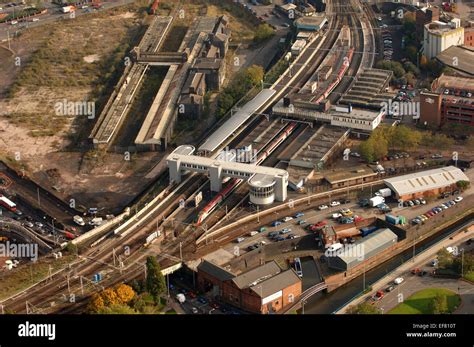 Aerial view wolverhampton railway station hi-res stock photography and ...