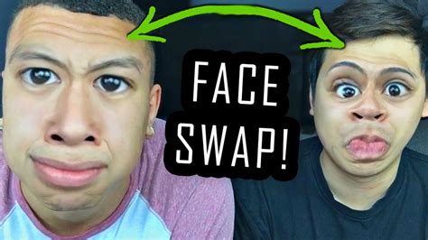 CREEPY FACE SWAP CHALLENGE!! - YouTube