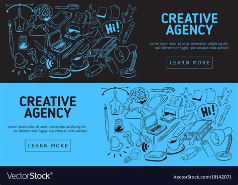 Website Banner, Art Website, Agency Office, Creative Banners, Behance, Branding, Banner Vector ...
