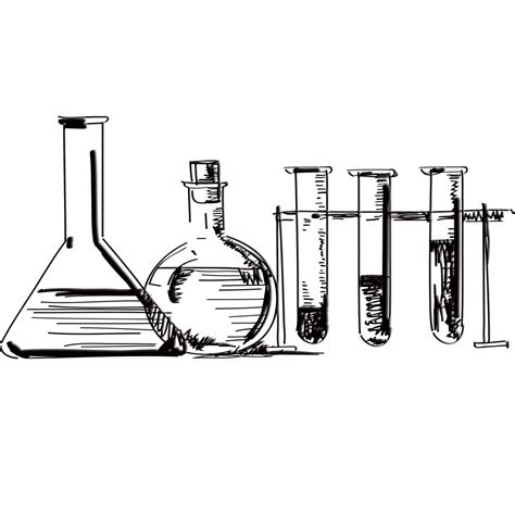 Science Beaker Coloring Pages