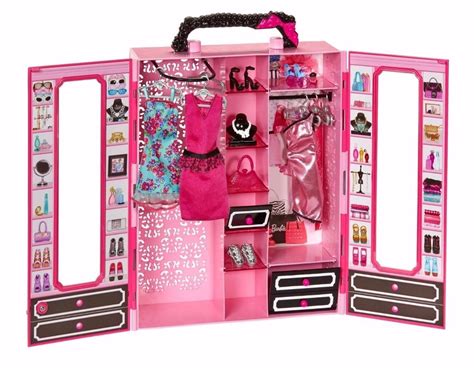 Guarda Roupa Armário Closet De Luxo Da Barbie + Acessórios - R$ 455,99 em Mercado Livre