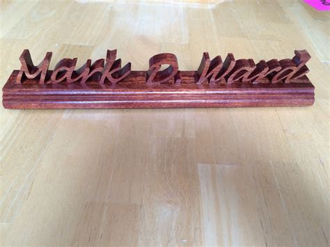 32+ Wooden Desk Name Plaques - Vivo Wooden Stuff