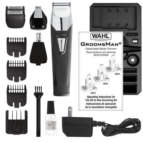 Wahl Groomsman Pro All in One Men's Grooming Kit, Rechargeable Beard Trimmers, Hair Clippers ...