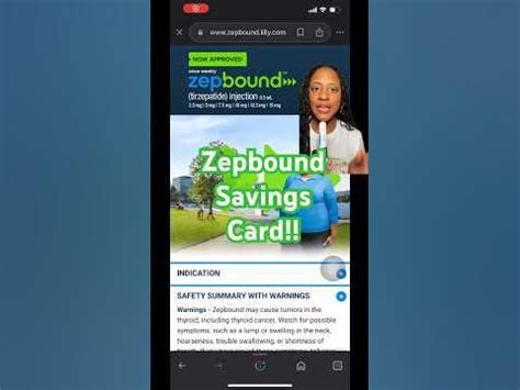 Instructions on how to access the new $25 #Zepbound savings card. # ...