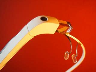 Google Glass (red) | Google Glass against red background. Se… | Flickr