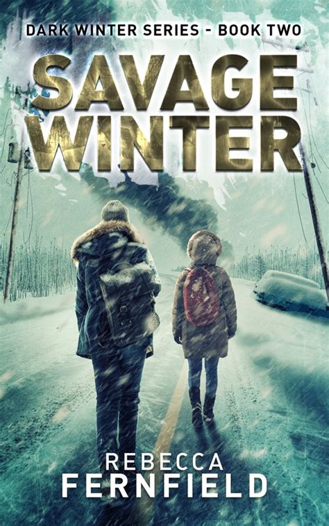 Post apocalyptic book cover Savage Winter - Books Covers Art