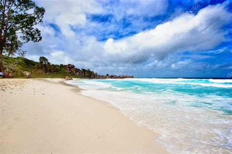 Grand anse beach — Stock Photo © anobis #3648602