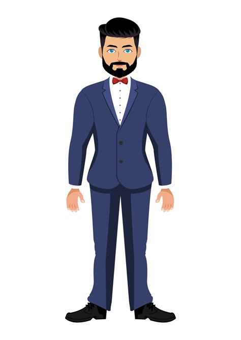 Groom Clip Art Illustration. Wedding Suits 8926973 Vector Art at Vecteezy